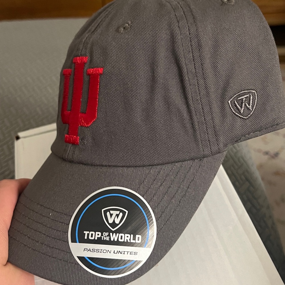 Gray IU Hoosiers Cap / Indiana University - Brand New - Make an offer! - Picture 2 of 8